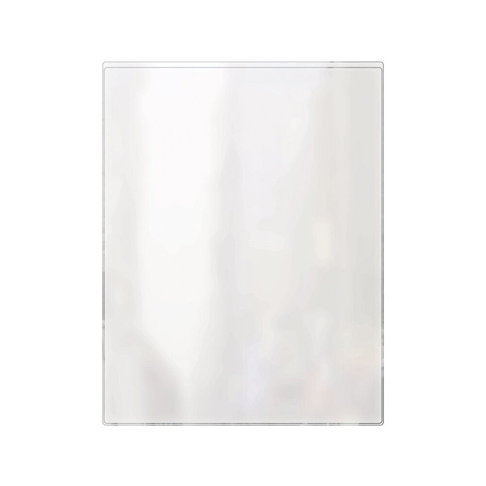 #100- 8 1/2 x 14 Clear Vinyl Menu Covers