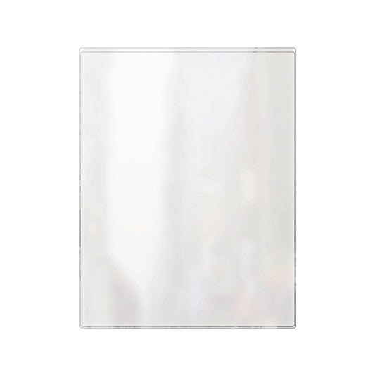 #100- 8 1/2 x 14 Clear Vinyl Menu Covers