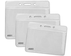 Horizontal Badge Holders w/ Slot