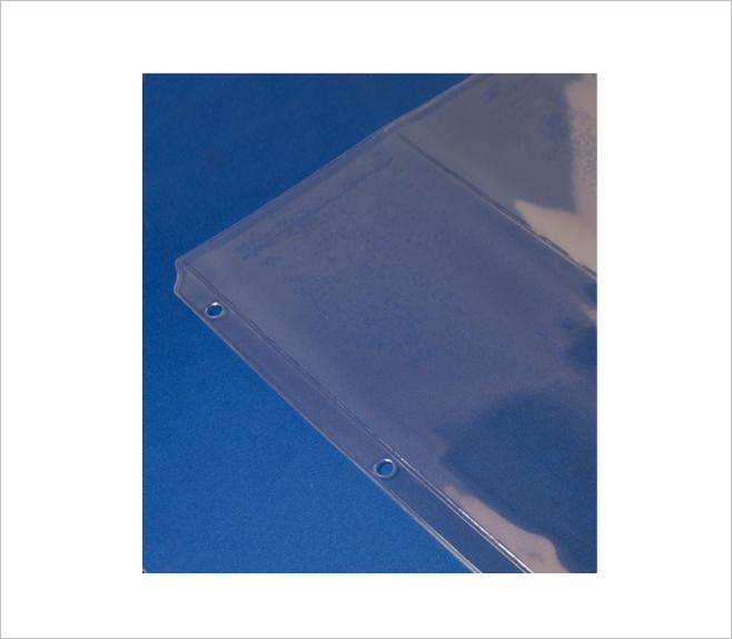 2 Pocket Sheet Protector - Pocket Capacity 4 1/4" x 11" - M830