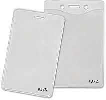 Vertical Badge Holders w/ Slot