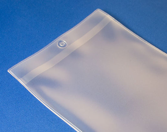 Capacity: 9 5/8" x 11 3/4" - OD: 10" x 12 5/8" - Vinyl Envelope