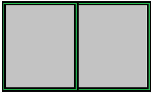 Double Panel Menu Cover (2 view)