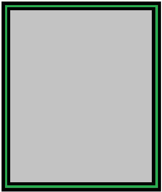 Single Panel (1 View) Colored Panel Menu Jacket