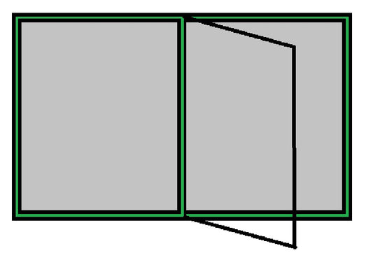 Triple Panel Booklet Menu Cover (4 view)