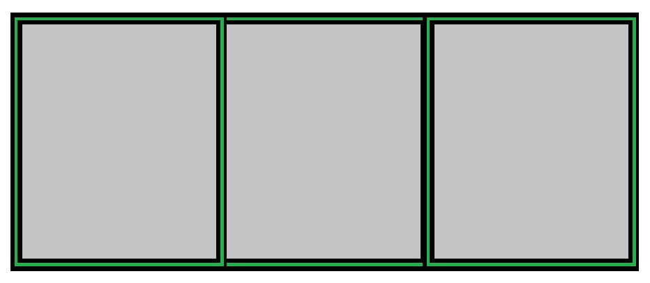 Triple Panel Continuous (3 view) Menu Holder
