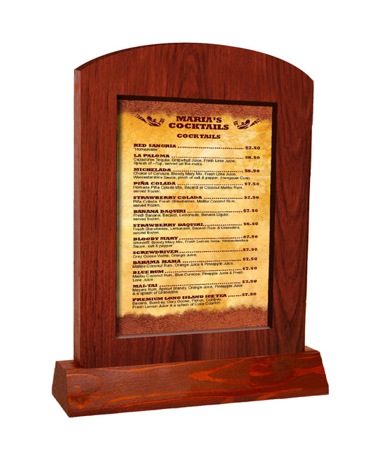 Wood Frame Table Tents