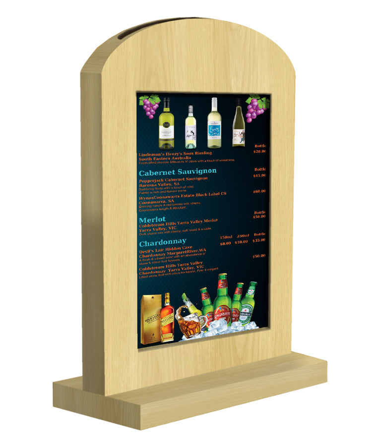 Wood Frame Table Tents