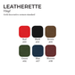 Single Pocket - 2 View - Leatherette - Sewn Deluxe (24 Pack) - 11 x 17